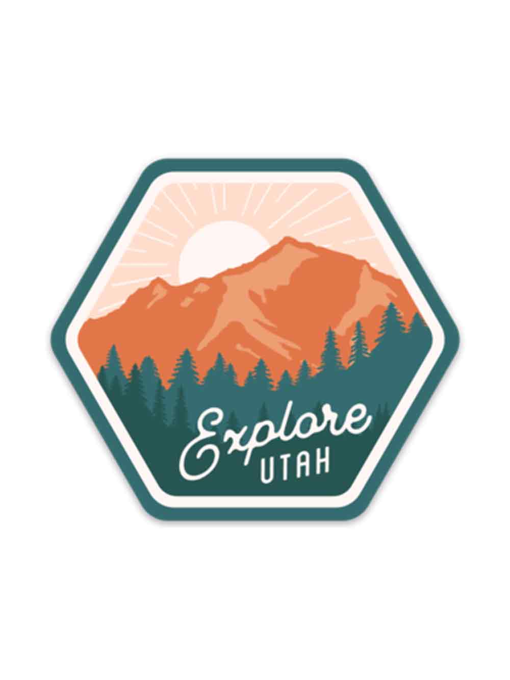 Wasatch Mountains/Explore Utah Sticker